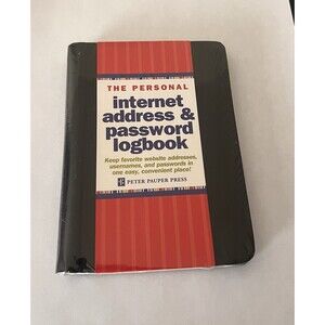The Personal Internet Address and Password Log Book Keep Website Information